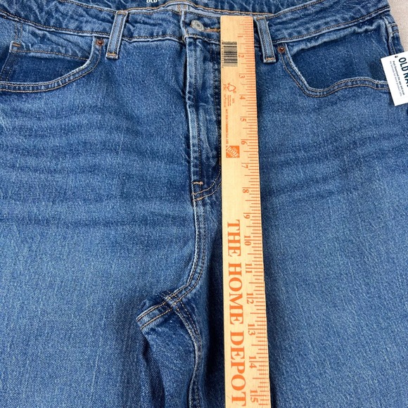 Old Navy Jeans Womens 16 Extra High-Rise Curvy Wide Leg Skater Grunge Baggy - Picture 12 of 13